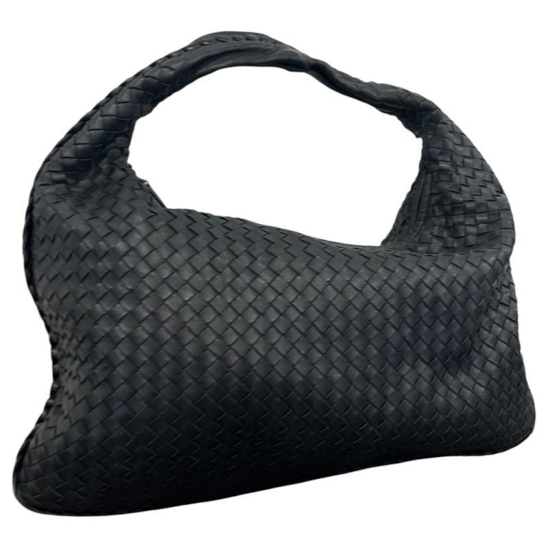 Women's Intrecciato Hobo Bag Handbag Black