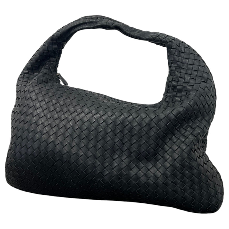 Women's Intrecciato Hobo Bag Handbag Black