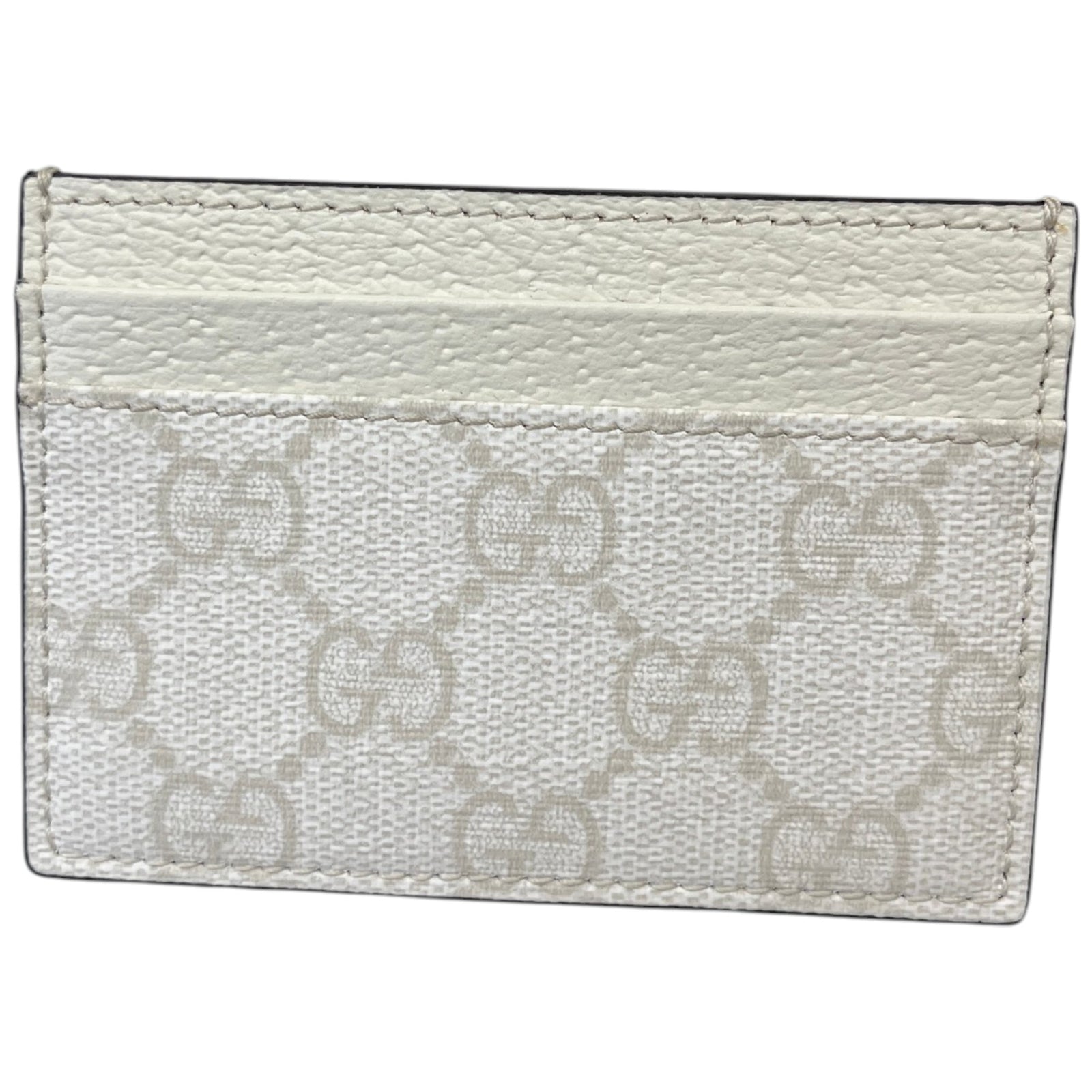 Men's GG Supreme Card Holder White - Photo 1