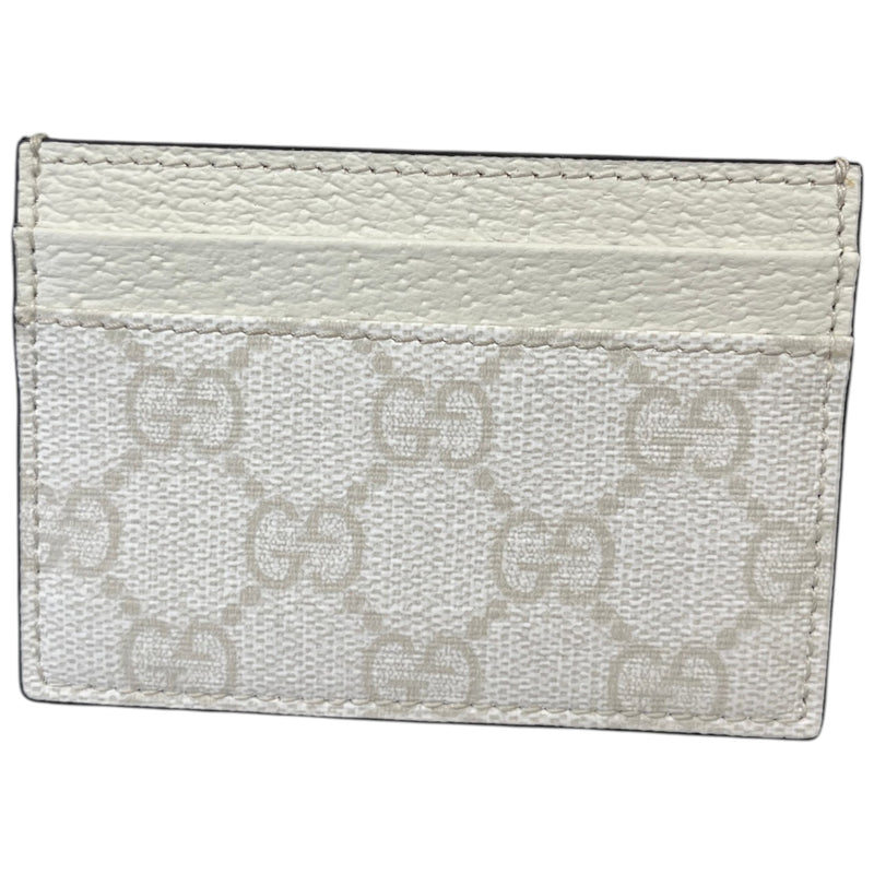 Men's GG Supreme Card Holder White