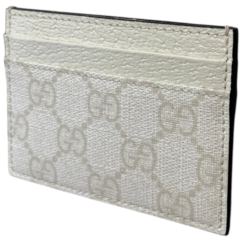 Men's GG Supreme Card Holder White