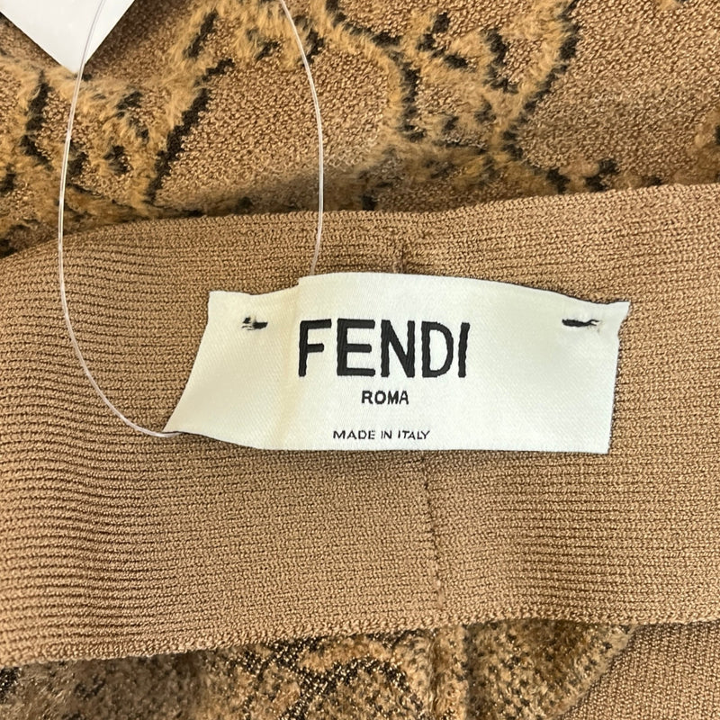 Women's Ff Logo Co-Ord Uk 14 Full Tracksuit Beige Size M