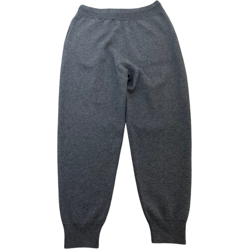 Men's Embroidered Logo Knit Joggers Grey Size L / W34
