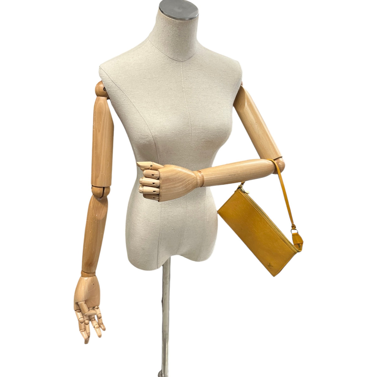 Women's Epi Pochette Shoulder Handbag Yellow - Photo 2