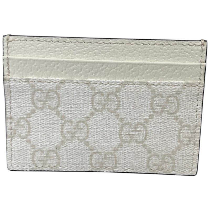 Men's GG Supreme Card Holder White