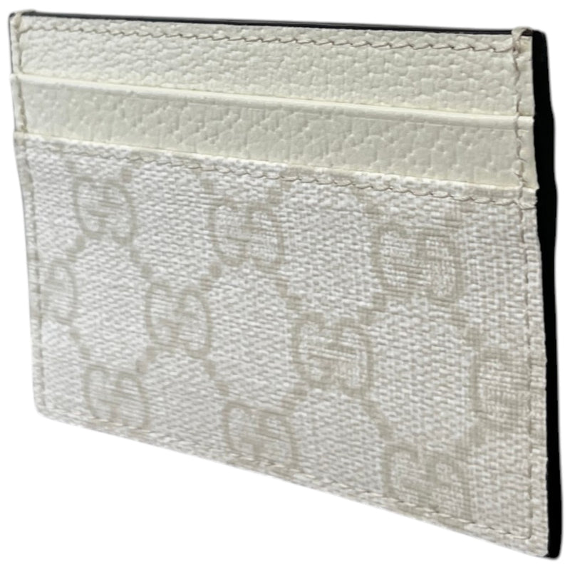 Men's GG Supreme Card Holder White