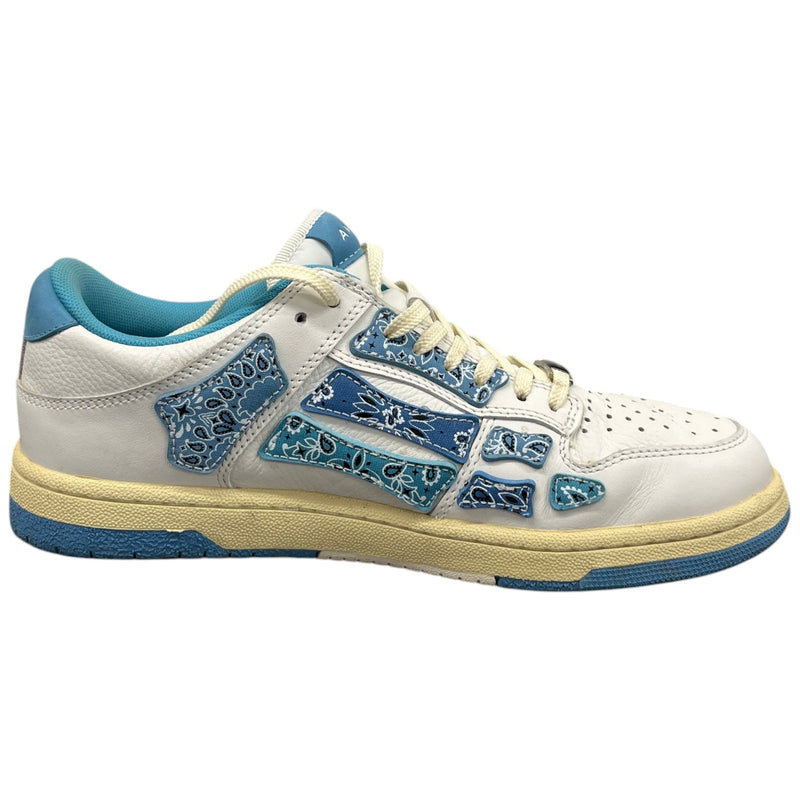 Men's Skel Bandana Print Low Trainers White Size UK 8 / EU 42