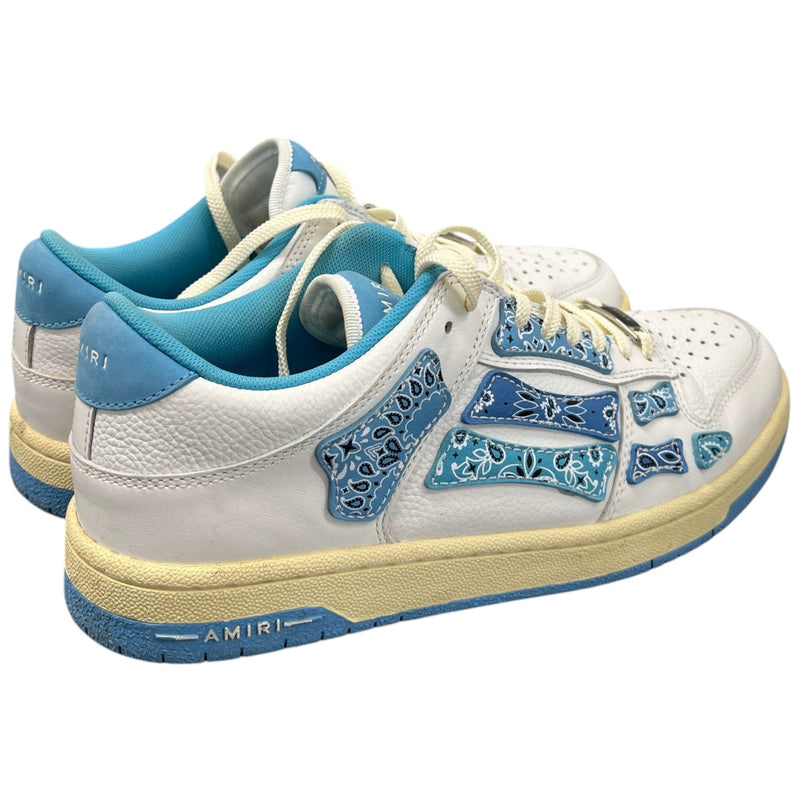 Men's Skel Bandana Print Low Trainers White Size UK 8 / EU 42