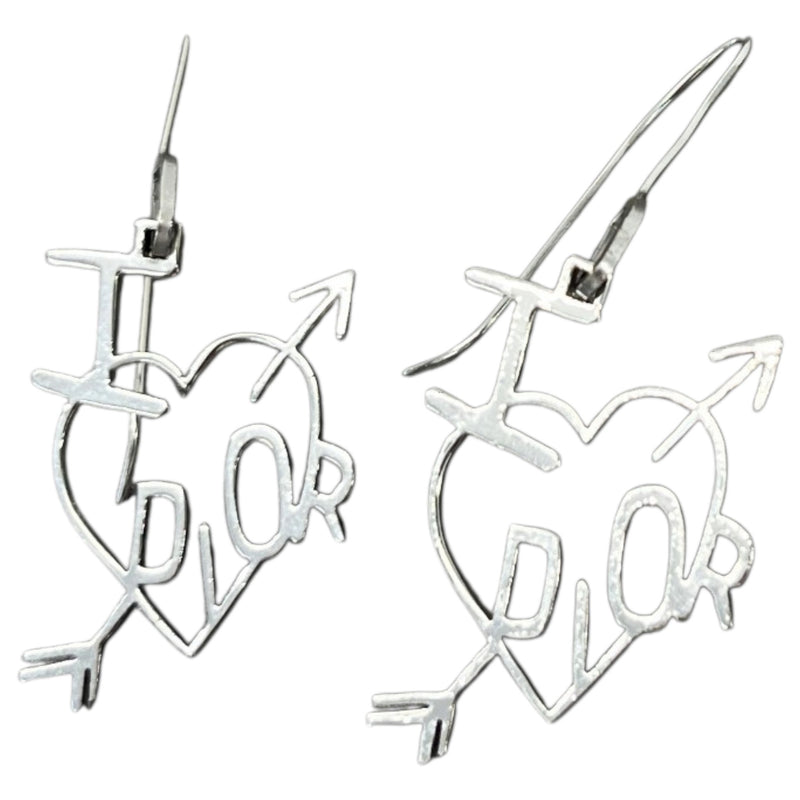 Women's I Love Dior Earrings Silver