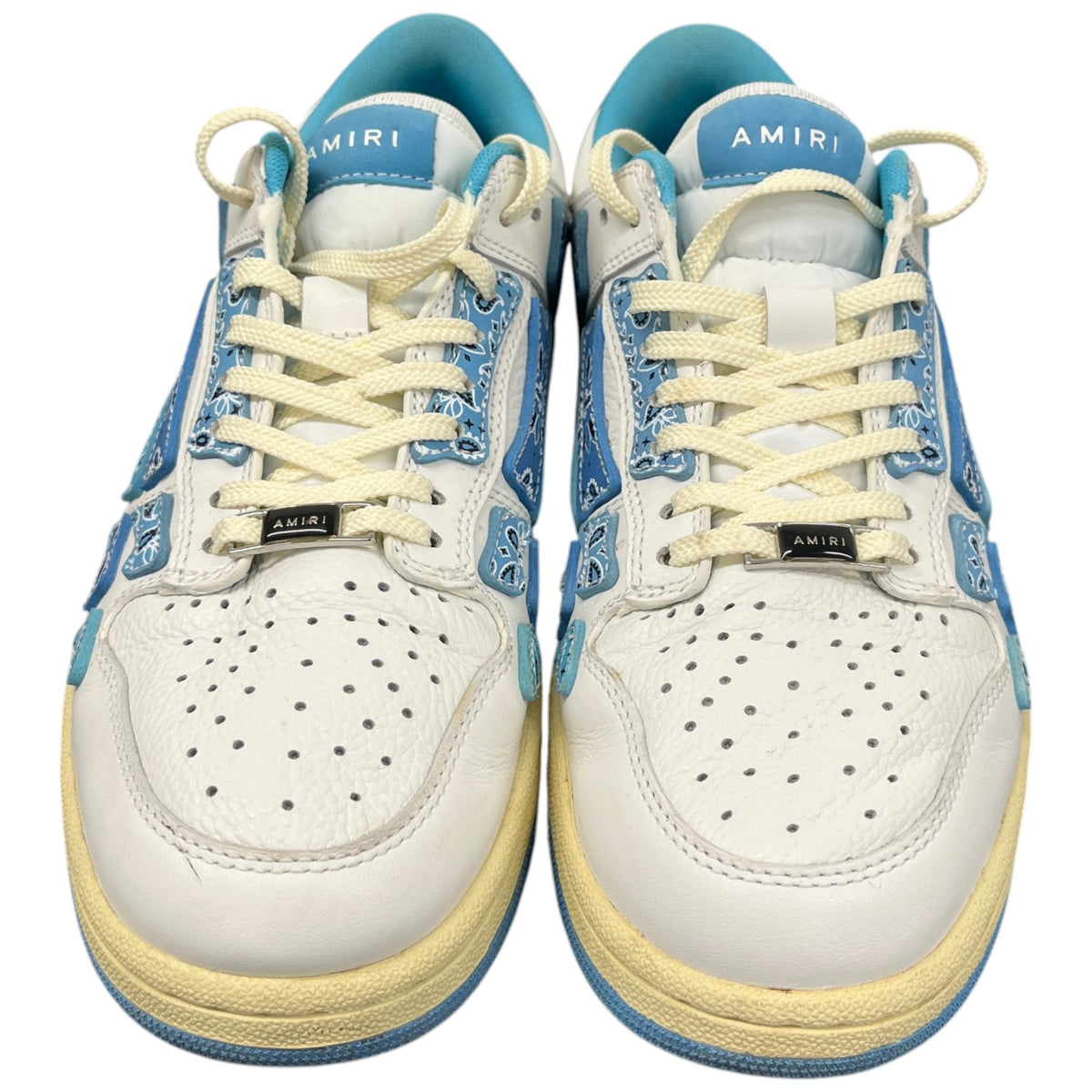 Men's Skel Bandana Print Low Trainers White Size UK 8 / EU 42 - Photo 6