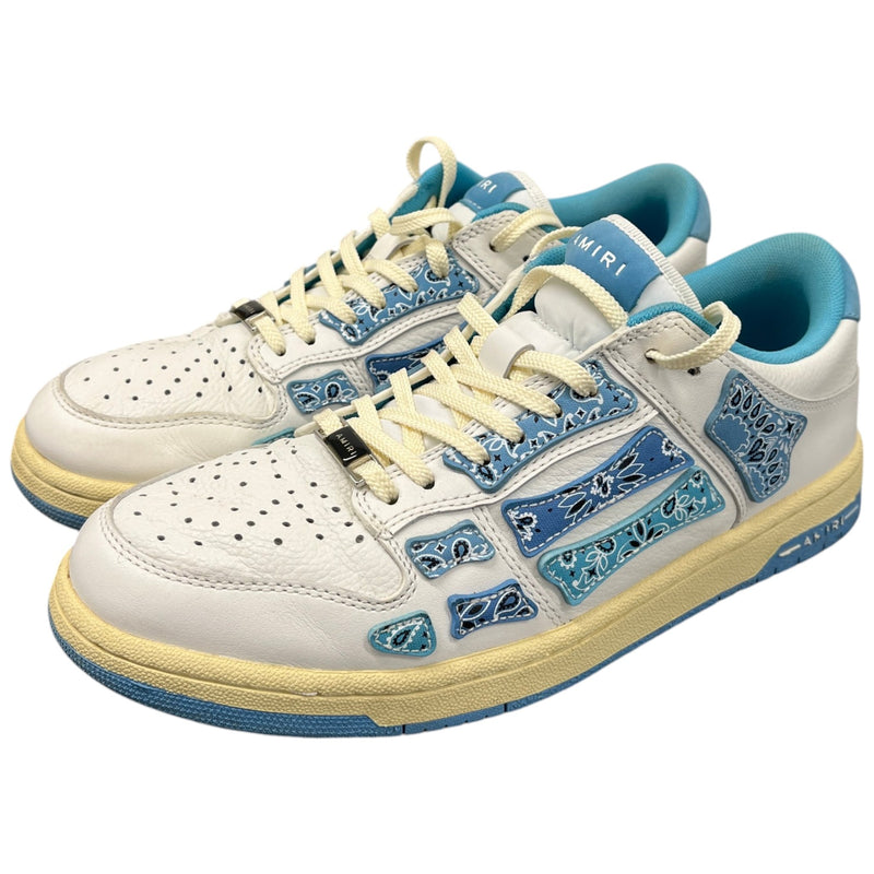 Men's Skel Bandana Print Low Trainers White Size UK 8 / EU 42