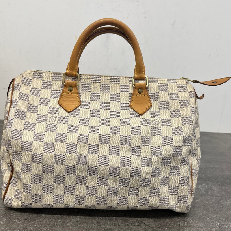 Women's Damier Azur Speedy 30 Bag White