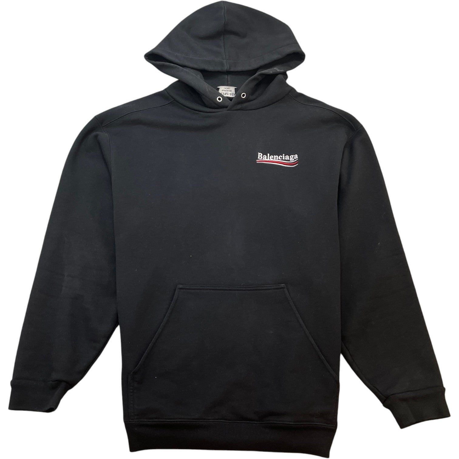 Men's Political Campaign Hoodie Black Size M - Photo 1