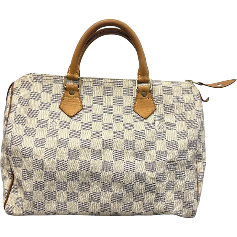 Women's Damier Azur Speedy 30 Bag White