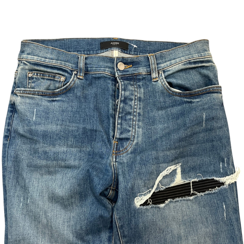 Men's MX1 Distressed Jeans Blue Size M / W32