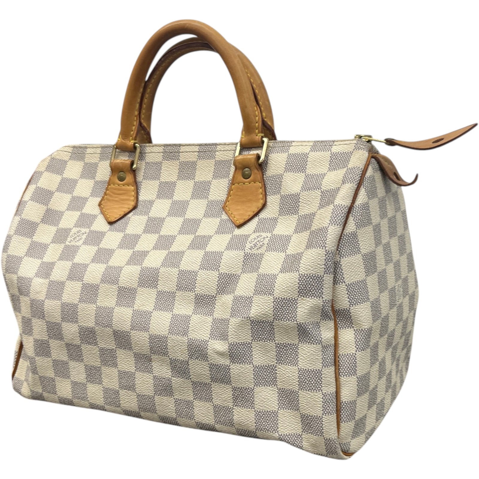Women's Damier Azur Speedy 30 Bag White - Photo 5