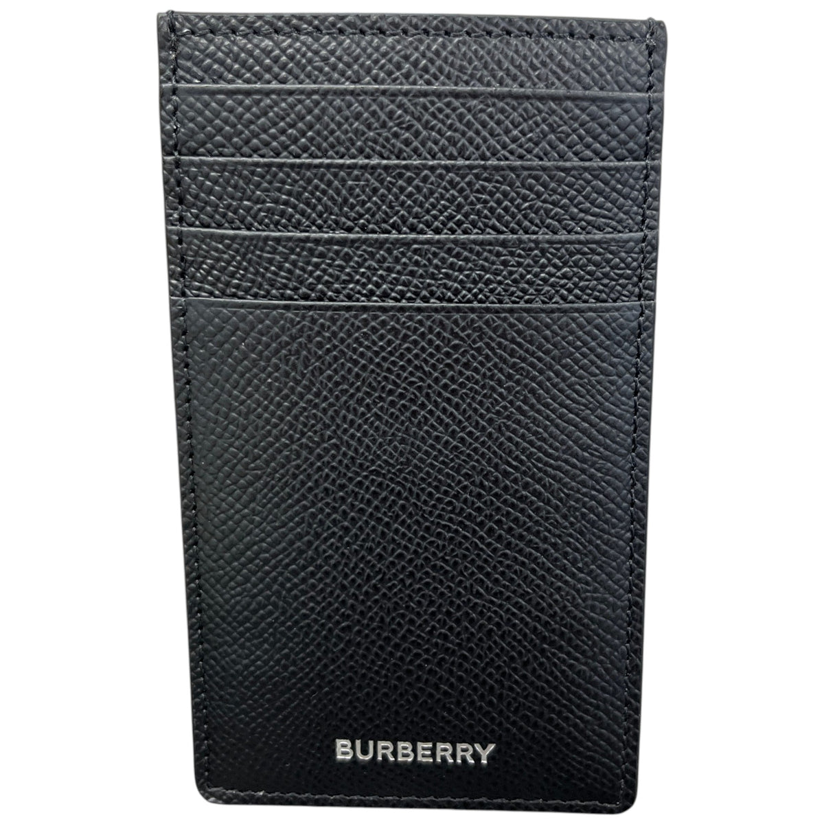 Men's Foiled Logo Card Holder Black - Photo 1
