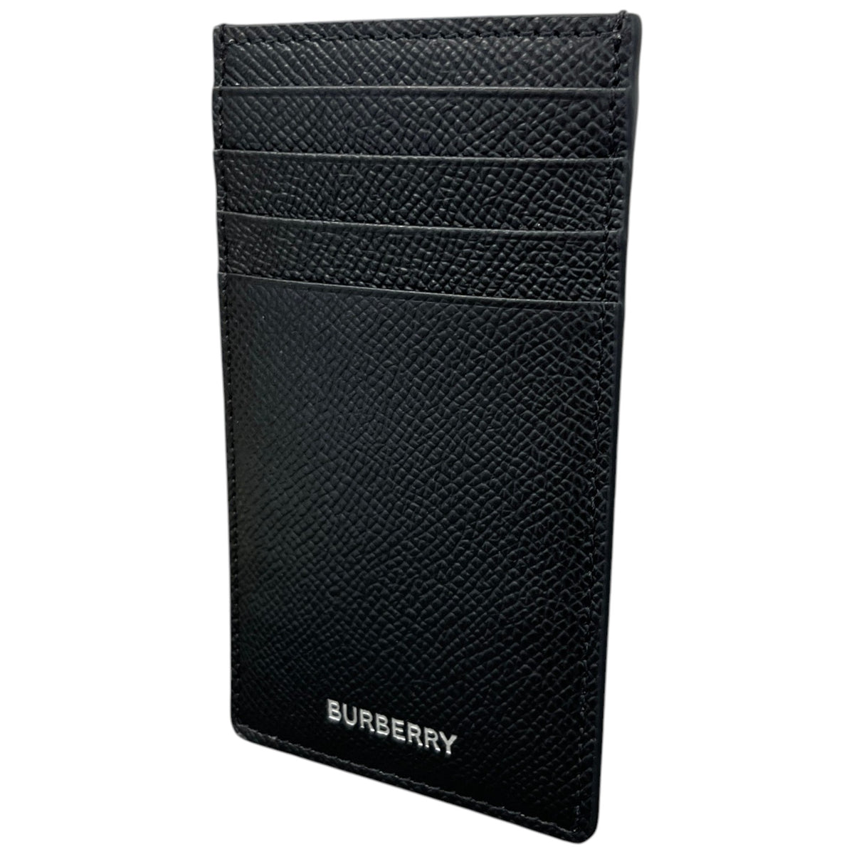 Men's Foiled Logo Card Holder Black - Photo 4