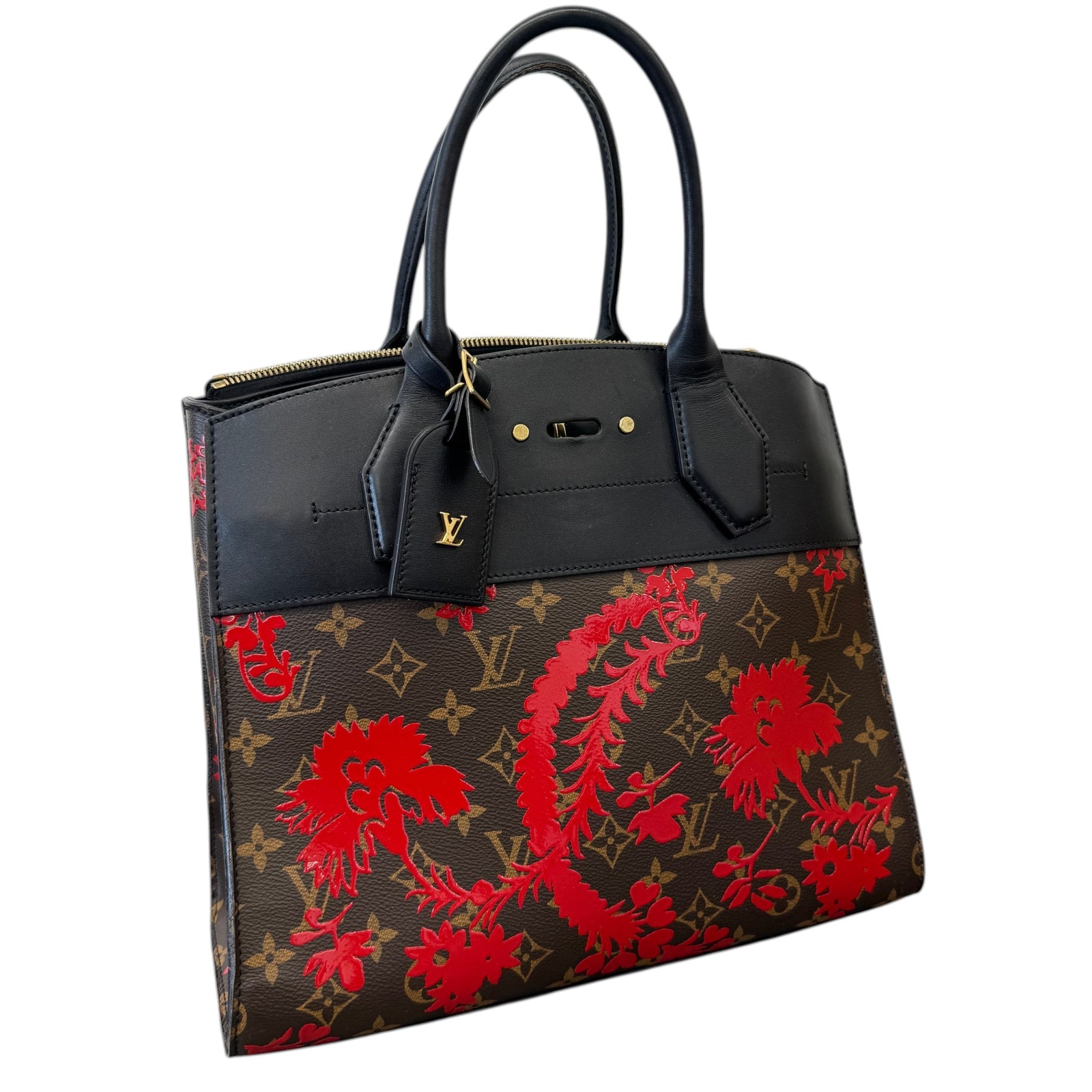 Women's Blossom City Steamer Mm Handbag Black - Photo 11
