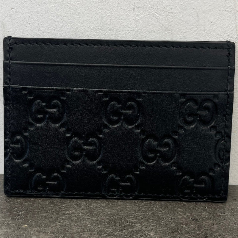 Men's GG Supreme Card Holder Black