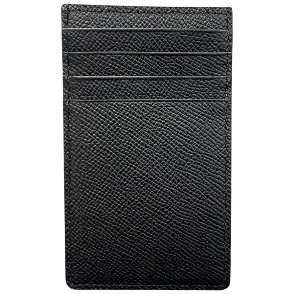 Men's Foiled Logo Card Holder Black - Photo 2