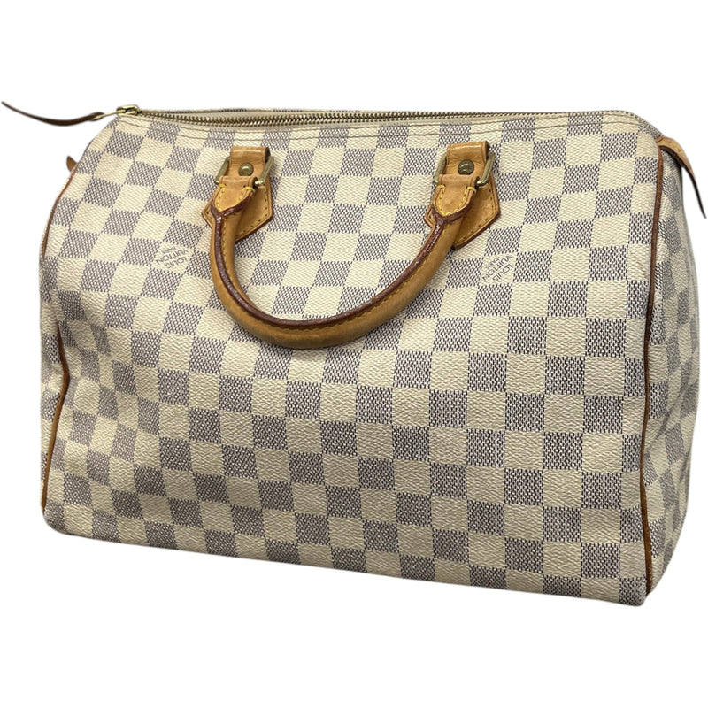 Women's Damier Azur Speedy 30 Bag White