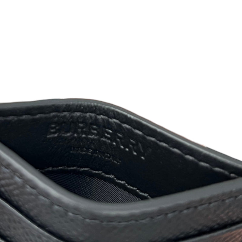 Men's Foiled Logo Card Holder Black