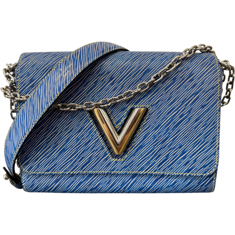 Women's Epi Twist MM Medium Handbag Blue