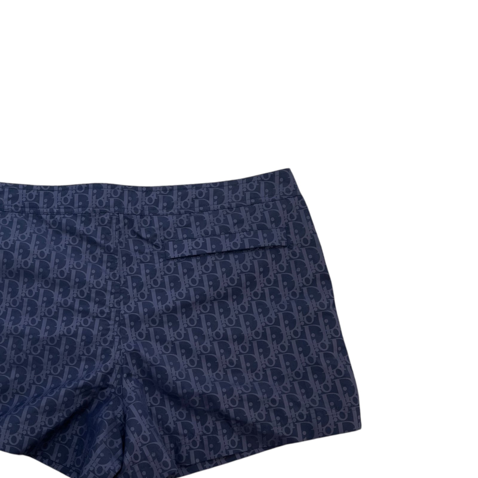 Men's Oblique Swim Shorts Navy Size L / W34 - Photo 4