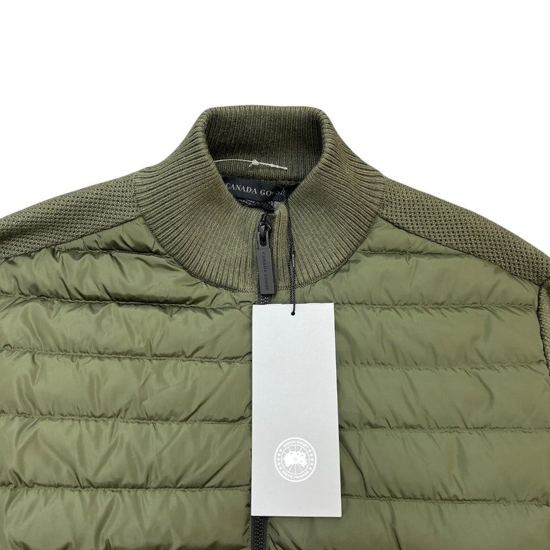 Men's Hybridge Knit Jacket Khaki Size L