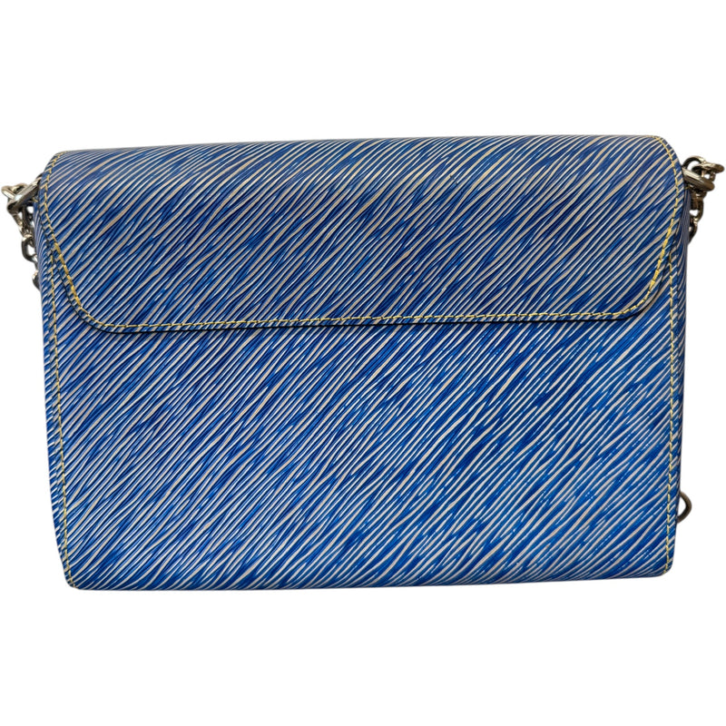 Women's Epi Twist MM Medium Handbag Blue