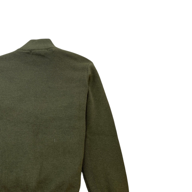 Men's Hybridge Knit Jacket Khaki Size L