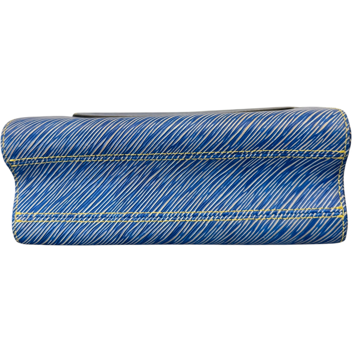 Women's Epi Twist MM Medium Handbag Blue - Photo 8