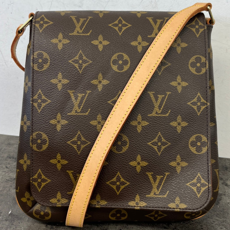 Women's Monogram Musette Salsa Messenger Bag Brown