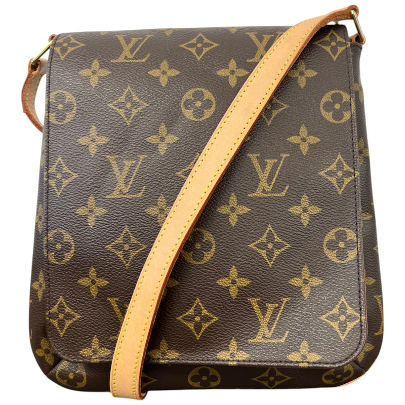 Women's Monogram Musette Salsa Messenger Bag Brown