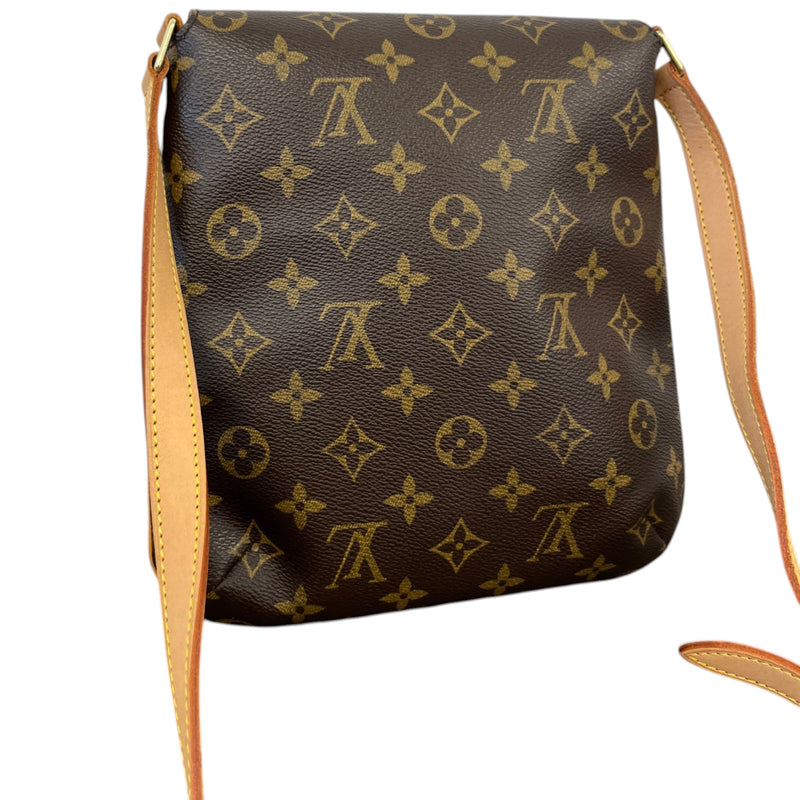 Women's Monogram Musette Salsa Messenger Bag Brown