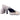 Women's Step Post Shearling Trimmed Heels Purple Size EU 37 / UK 4