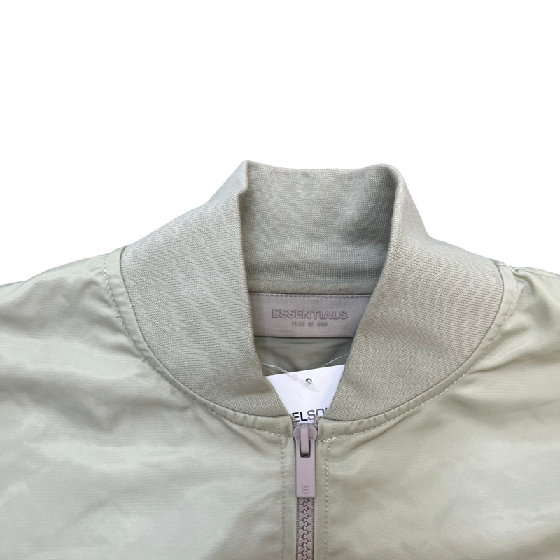 Men's Logo Patch Windbreaker Green Size S