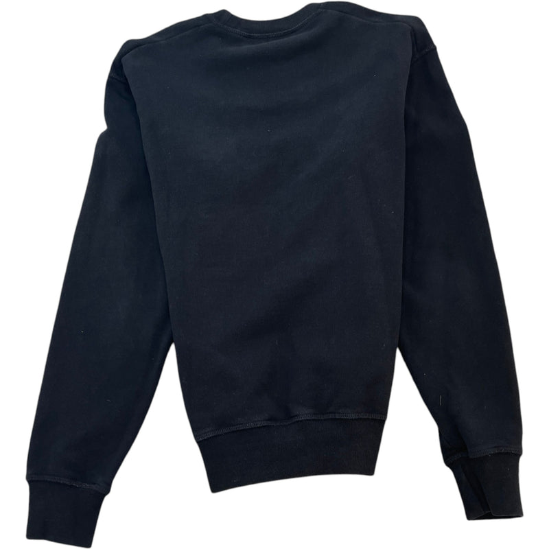Men's Logo Print Sweatshirt Black Size S