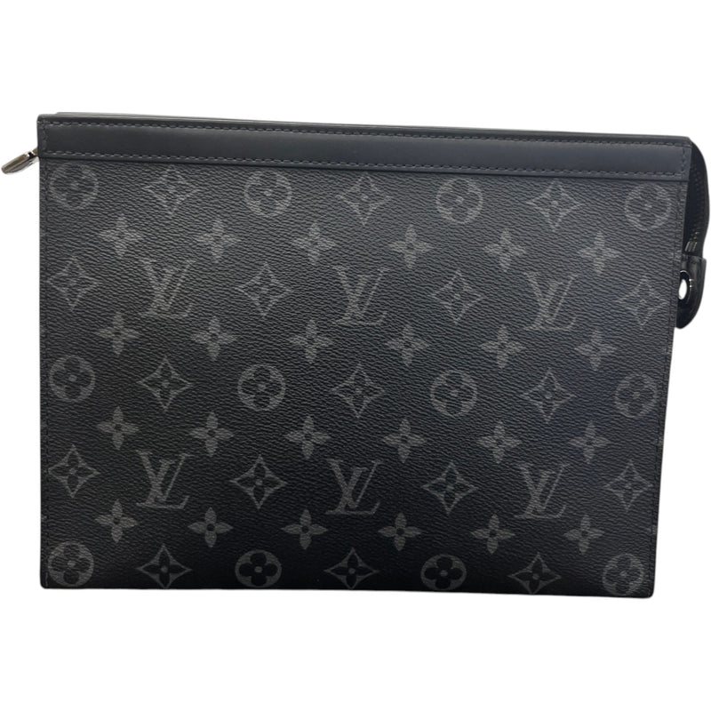 Men's Monogram Eclipse Pochette Voyage Mm Pouch Charcoal
