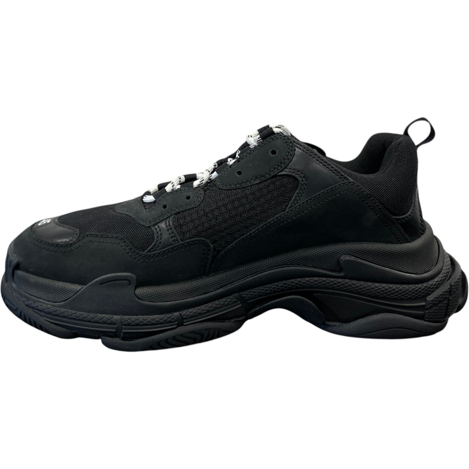 Men's Triple S Low Trainers Black Size EU 45 / UK 11 - Photo 2
