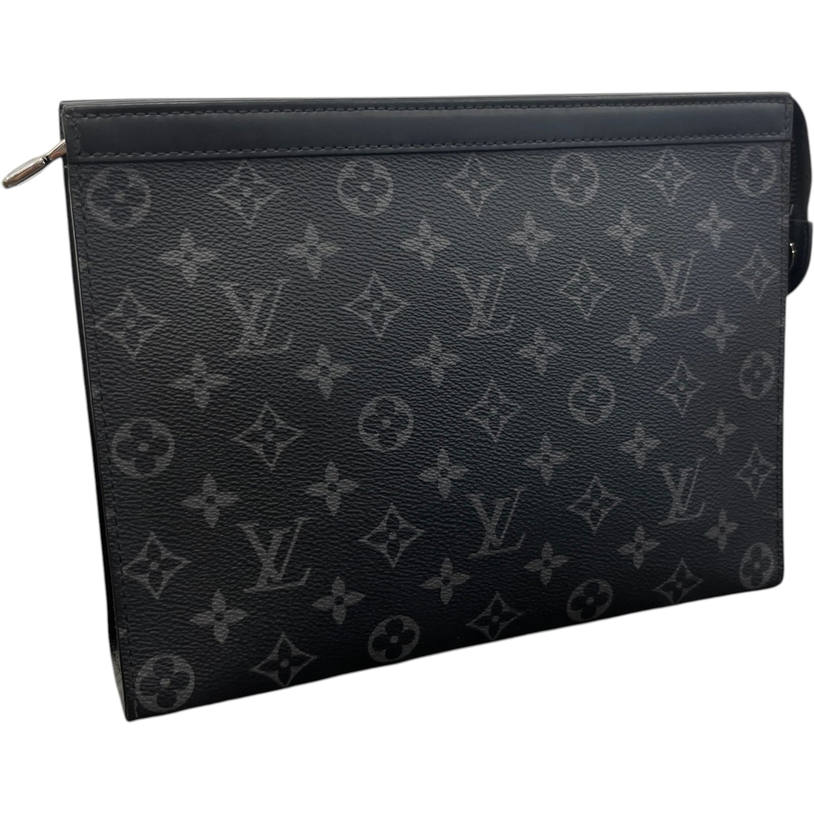 Men's Monogram Eclipse Pochette Voyage Mm Pouch Charcoal - Photo 3