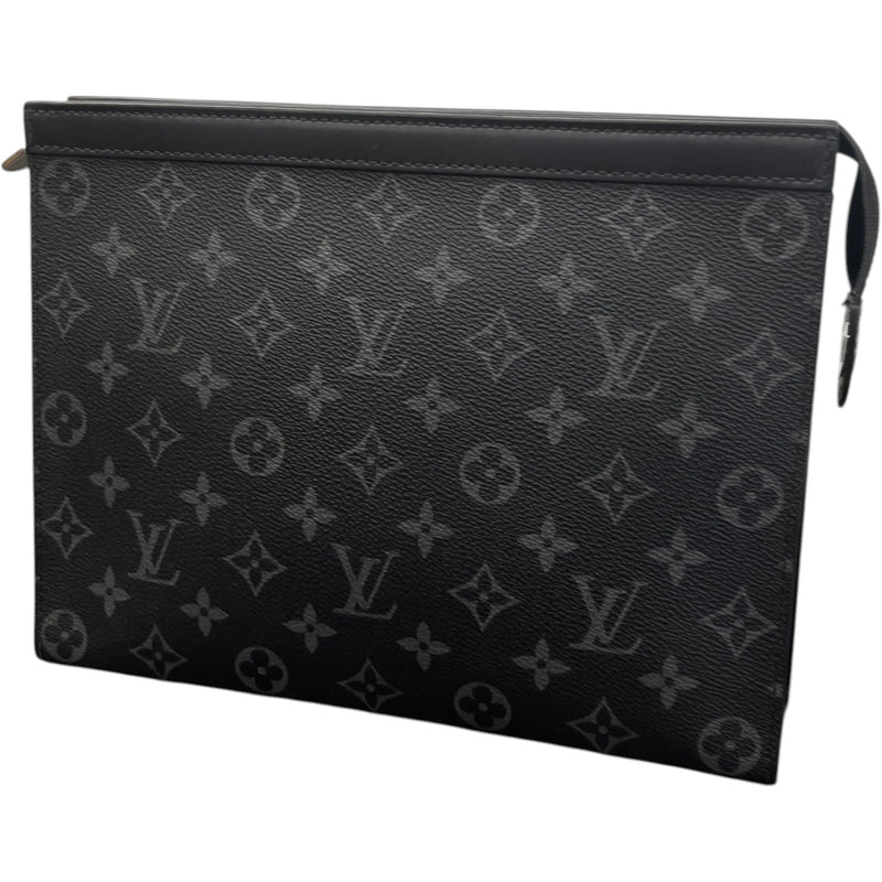 Men's Monogram Eclipse Pochette Voyage Mm Pouch Charcoal