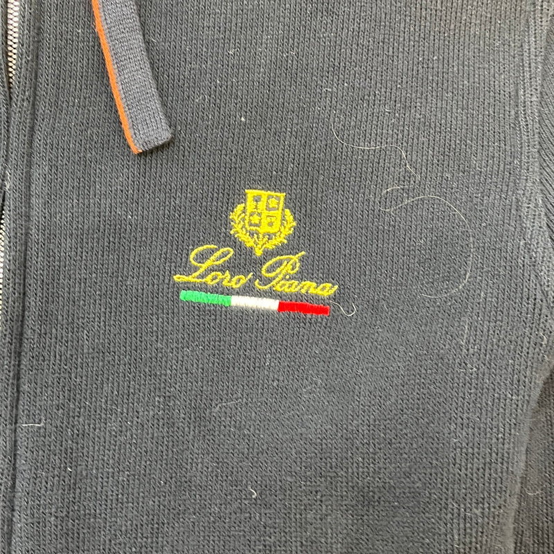 Men's Horsey Logo Hoodie Navy Size XS