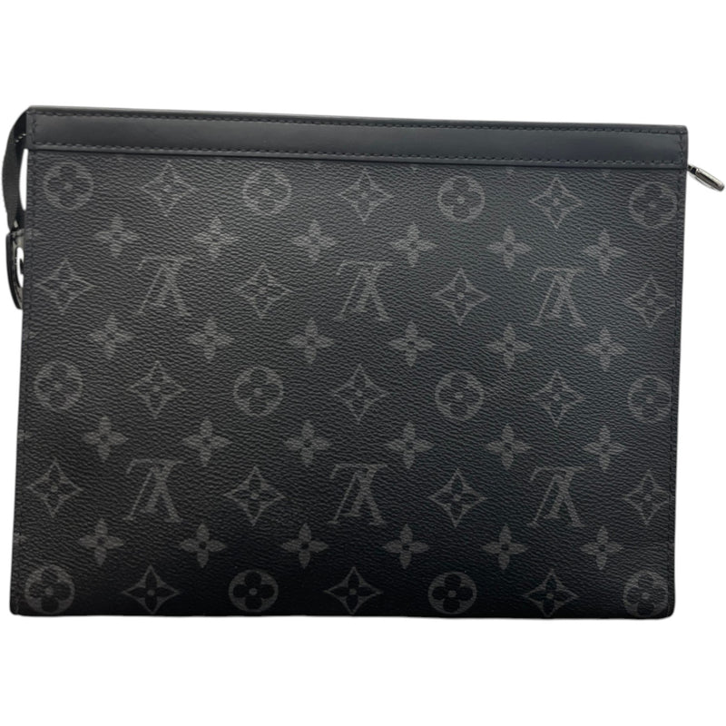 Men's Monogram Eclipse Pochette Voyage Mm Pouch Charcoal