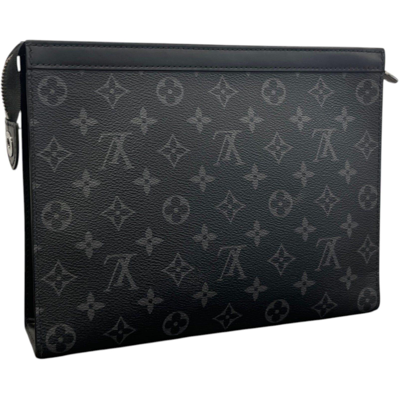 Men's Monogram Eclipse Pochette Voyage Mm Pouch Charcoal - Photo 7