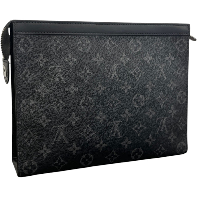 Men's Monogram Eclipse Pochette Voyage Mm Pouch Charcoal