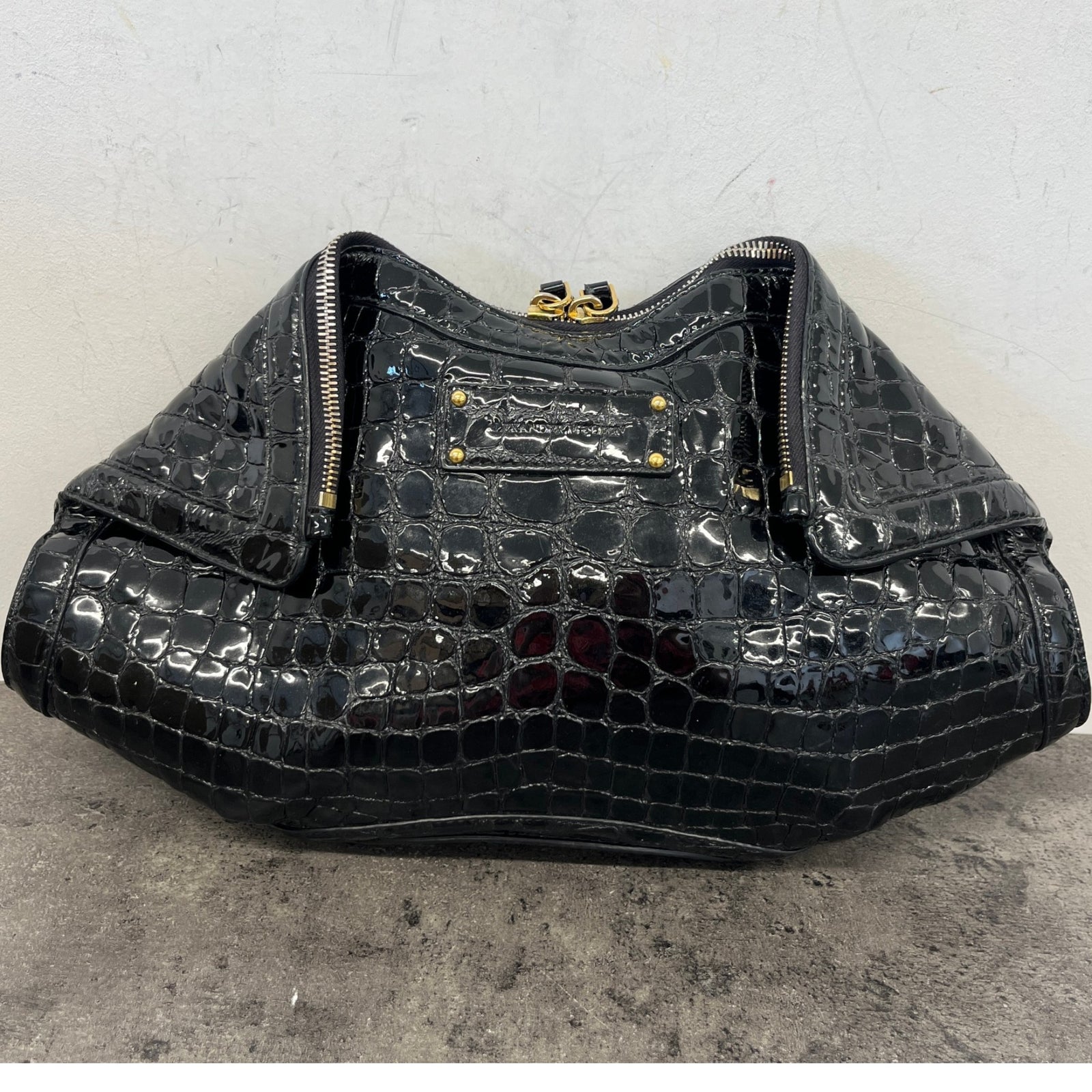 Women's De Manta Embossed Clutch Black - Photo 10