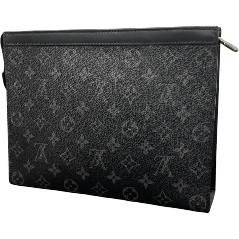 Men's Monogram Eclipse Pochette Voyage Mm Pouch Charcoal