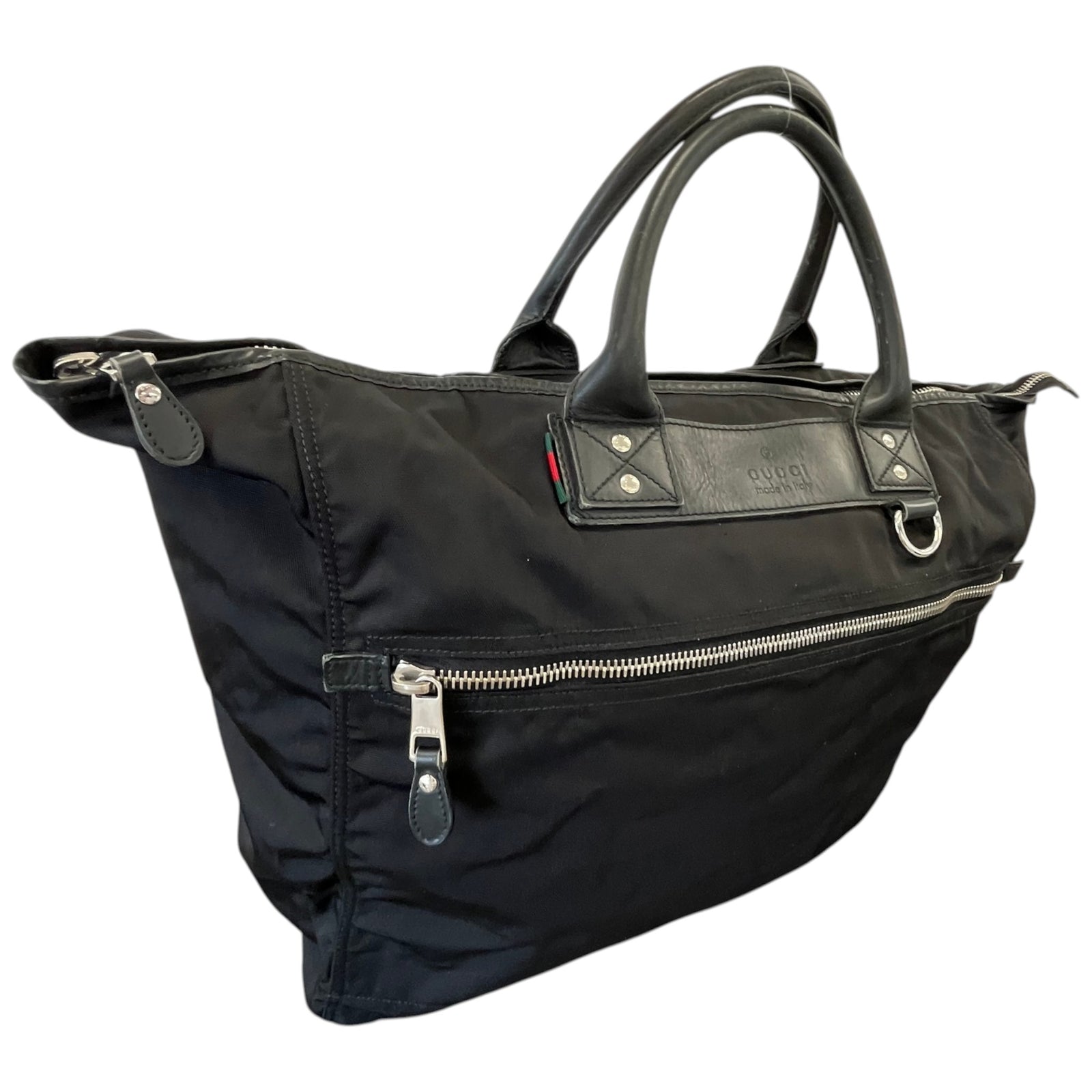 Nylon Business Travel Bag Black - Photo 5